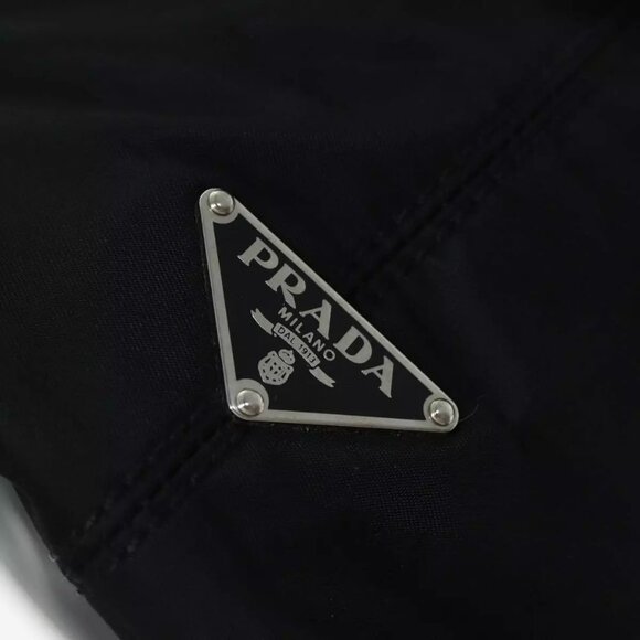 PRADA Tote Bag Nylon Black Auth - Picture 13 of 16